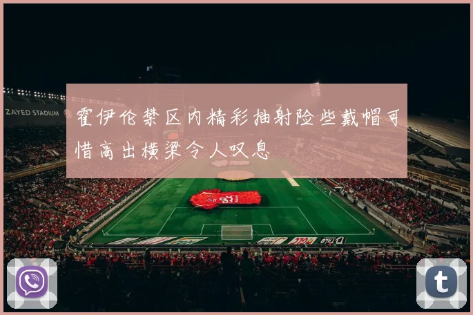 霍伊伦禁区内精彩抽射险些戴帽可惜高出横梁令人叹息